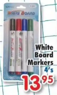 DB Cash And Carry White Board Markers offer