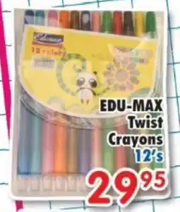 DB Cash And Carry EDU-MAX Twist Crayons offer