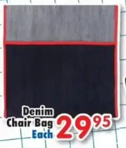 DB Cash And Carry Denim Chair Bag offer
