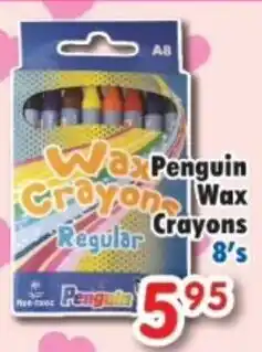 DB Cash And Carry Penguin Wax Crayons offer