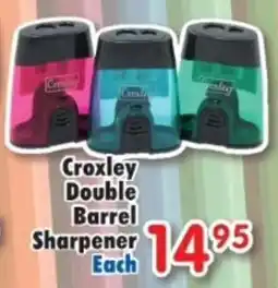 DB Cash And Carry Croxley Double Barrel Sharpener offer