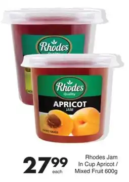 Save Rhodes Jam In Cup Apricot/ Mixed Fruit offer