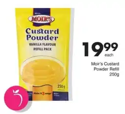 Save Moir's Custard Powder Refill offer