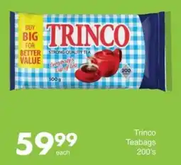 Save Trinco Teabags offer