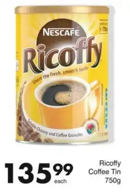 Save Nescafe Ricoffy Coffee Tin offer