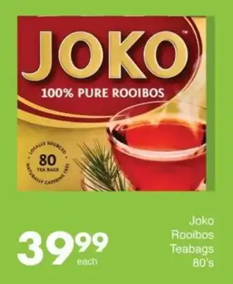 Save Joko Rooibos Teabags offer