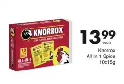 Save Knorrox All In 1 Spice offer