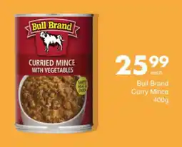 Save Bull Brand Curry Mince offer
