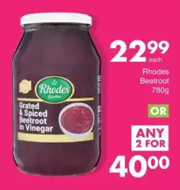 Save Rhodes Beetroot offer