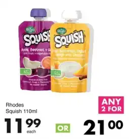 Save Rhodes Squish offer