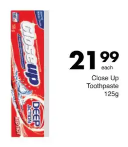 Save Close Up Toothpaste offer