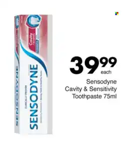 Save Sensodyne Cavity & Sensitivity Toothpaste offer