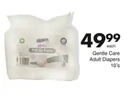 Save Gentle Care Adult Diapers offer