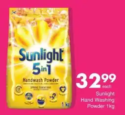 Save Sunlight Hand Washing Powder offer