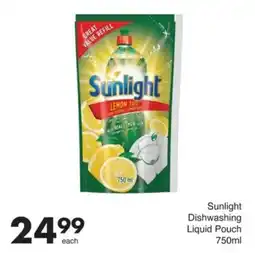 Save Sunlight Dishwashing Liquid Pouch offer