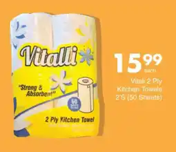 Save Vitali 2 Ply Kitchen Towels offer