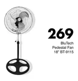 Save BluTech Pedestal Fan 18" BT-9115 offer
