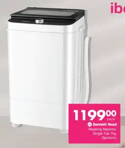 Save Bennett Read Washing Machine Single Tub Sponono offer