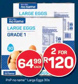 Pick n Pay PnP no name Large Eggs offer