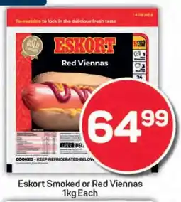 Pick n Pay Eskort Smoked or Red Viennas offer