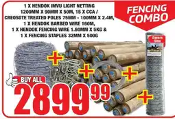 Boxer Fencing Combo offer