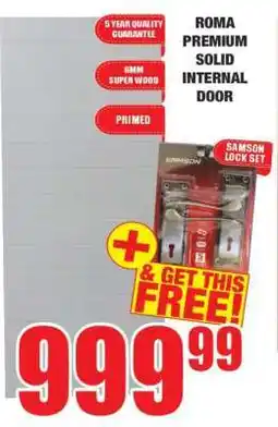 Boxer ROMA PREMIUM SOLID INTERNAL DOOR offer