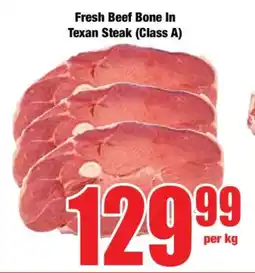 Boxer Fresh Beef Bone In Texan Steak (Class A) offer