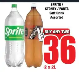 Boxer SPRITE / STONEY / FANTA Soft Drink Assorted offer