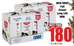 Boxer DEW DROP Full Cream Long Life Milk offer