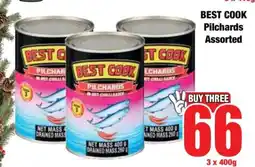 Boxer BEST COOK Pilchards Assorted offer