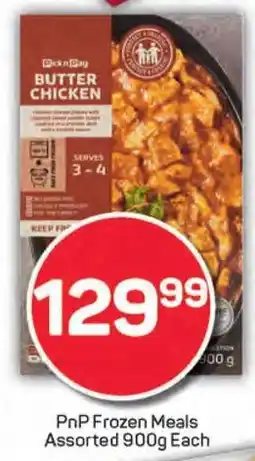 Pick n Pay PnP Frozen Meals Assorted offer