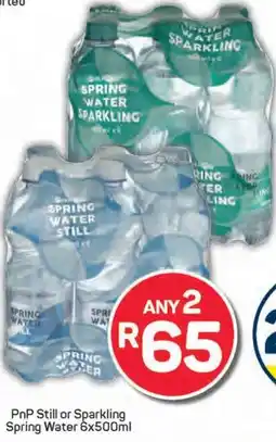 Pick n Pay PnP Still or Sparkling Spring Water offer