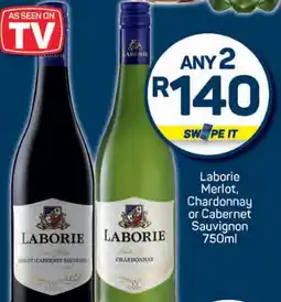 Pick n Pay Laborie Merlot, Chardonnay or Cabernet Sauvignon offer