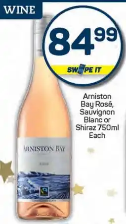 Pick n Pay Arniston Bay Rosé, Sauvignon Blanc or Shiraz offer