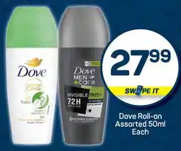 Pick n Pay Dove Roll-on Assorted offer