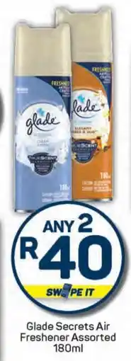 Pick n Pay Glade Secrets Air Freshener Assorted offer