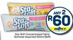 Pick n Pay Sta-Soft Concentrated Fabric Softener Assorted Refill offer