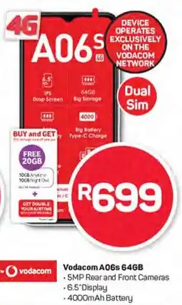 Pick n Pay Vodacom A06s 64GB offer