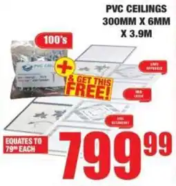 Boxer Pvc Ceilings offer