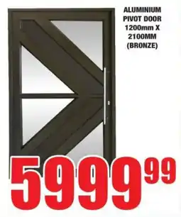 Boxer Aluminium pivot door offer