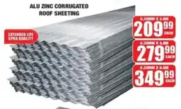 Boxer Alu zinc corrugated roof sheeting offer