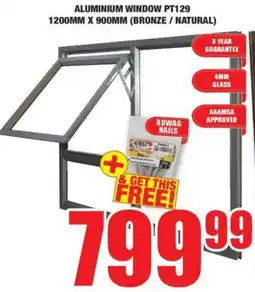 Boxer Aluminium window pt129 offer