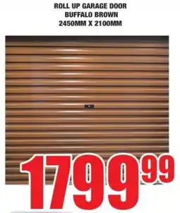 Boxer Roll up garage door buffalo brown offer