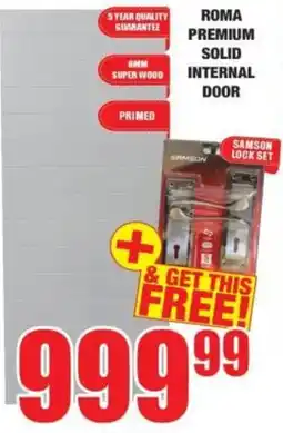 Boxer Roma premium solid internal door offer
