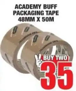 Boxer Academy buff packaging tape offer