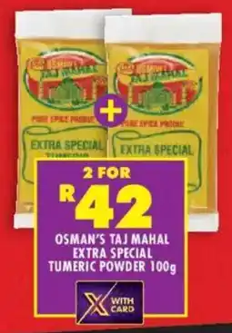 Shoprite Osman's taj mahal extra special tumeric powder offer