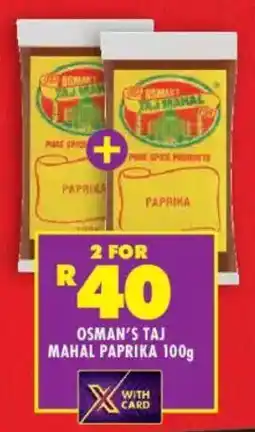 Shoprite Osman's taj mahal paprika offer