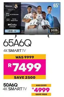 Game Hisense 65" UHD 4K Smart TV offer