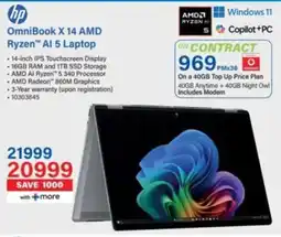 Incredible Connection HP OmniBook X 14 AMD Ryzen AI 5 Laptop offer