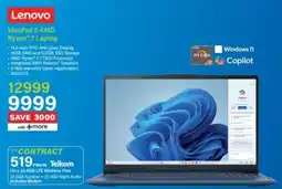 Incredible Connection Lenovo IdeaPad 3 AMD Ryzen 7 Laptop offer